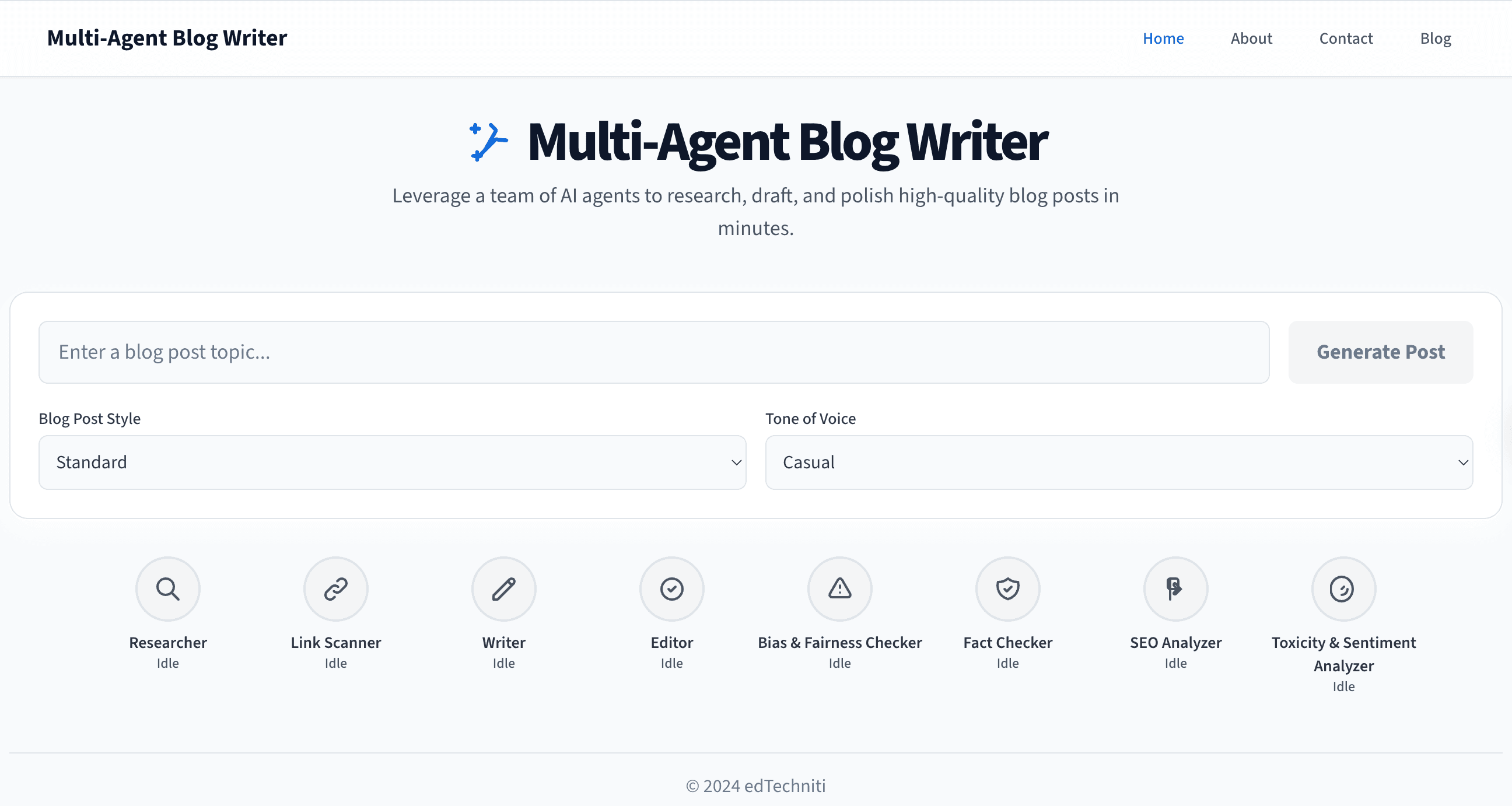 Blog Writer